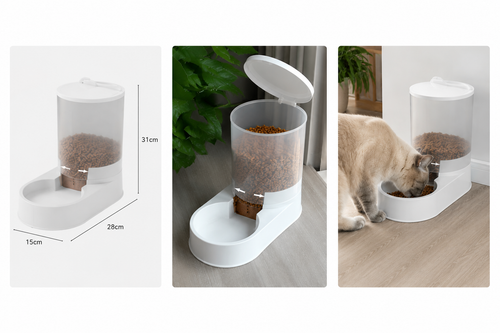 DISPENSADOR DE COMIDA PARA MASCOTAS